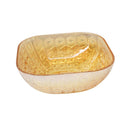 Gold Engraved Pattern Dish Bowl and Glass Serving Bowl Set of 7 Pcs 20*8cm 
10*5.5cm (Ctn Box 8 units)