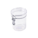 Premium Quality Clip Top Airtight Acrylic Canister Set of 3 Pcs 400 ml 10*9 (Ctn Box 100 units)