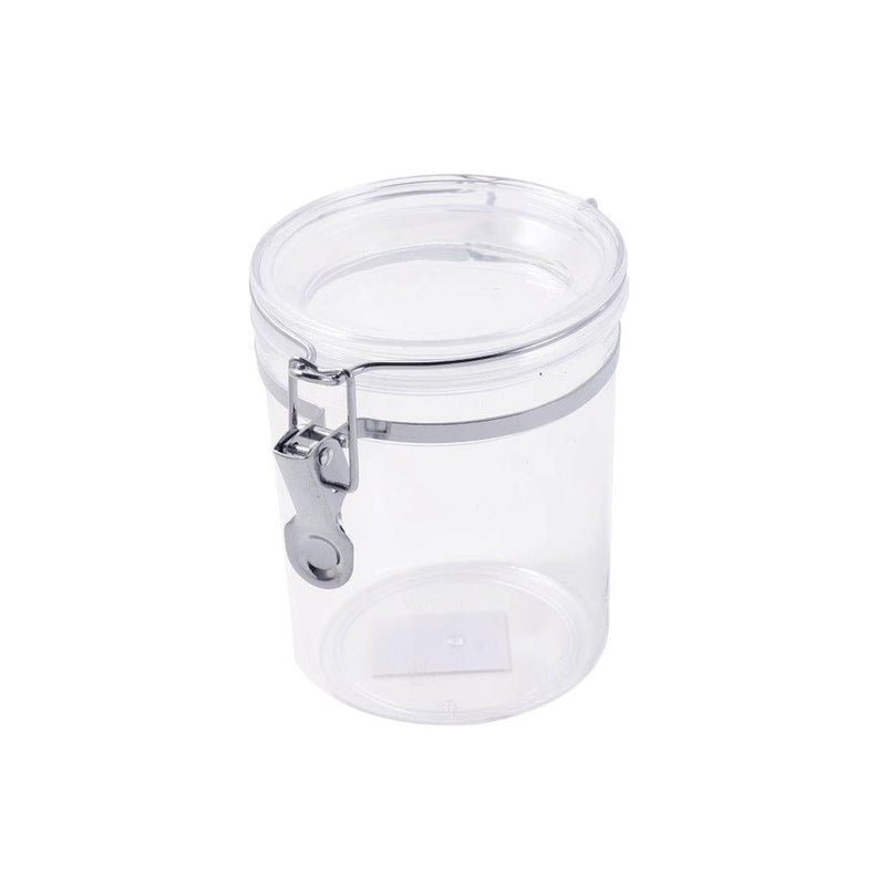 Premium Quality Clip Top Airtight Acrylic Canister Set of 3 Pcs 400 ml 10*9 (Ctn Box 100 units)