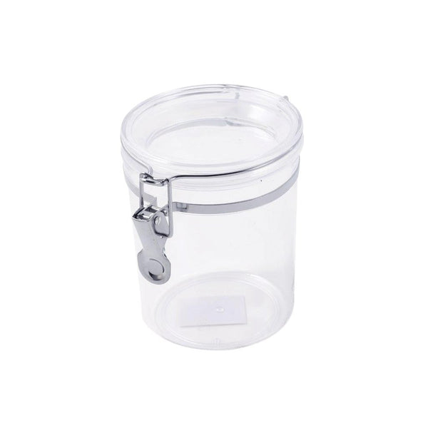 Premium Quality Clip Top Airtight Acrylic Canister Set of 3 Pcs 400 ml 10*9 (Ctn Box 100 units)