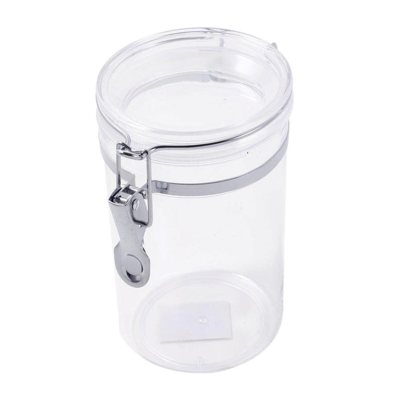 Premium Quality Clip Top Airtight Acrylic Canister 950 ml 10*17.5 (Ctn Box 60 units)