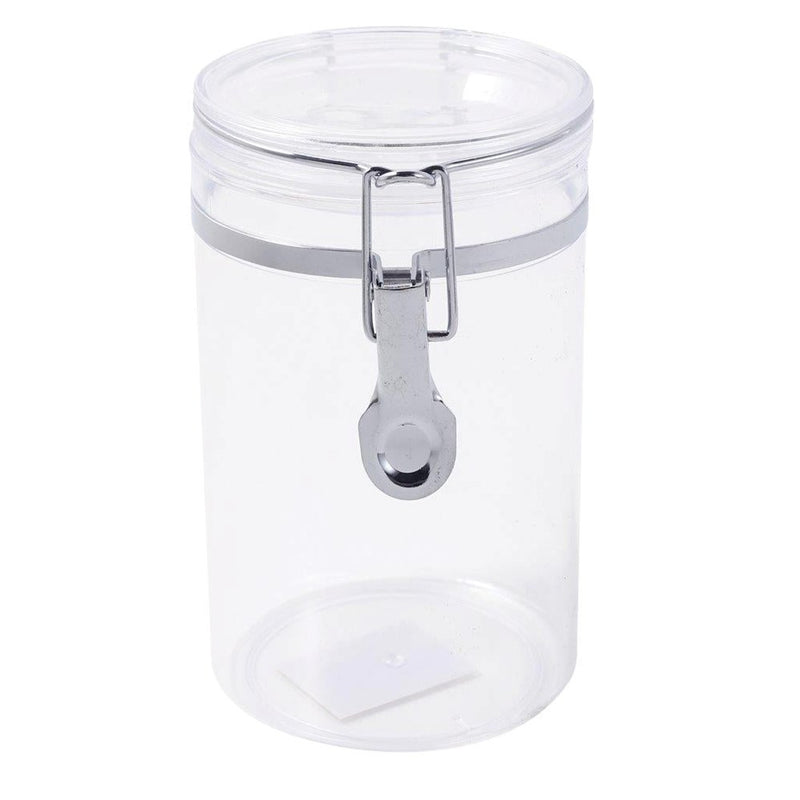 Premium Quality Clip Top Airtight Acrylic Canister 1130 ml  13*13 (Ctn Box 60 units)