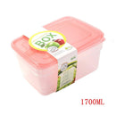 Multipurpose Clear Colour BPA Free Lunch Box Plastic Storage Box Food Container 1700 ml 25x17.6x6.5cm (Ctn Box 48 units)