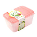 Multipurpose Clear Colour BPA Free Lunch Box Plastic Storage Box Food Container 1700 ml 25x17.6x6.5cm (Ctn Box 48 units)