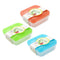 Multipurpose Clear Colour BPA Free Lunch Box Plastic Storage Box Food Container 650 ml 15.3x15.3x4.75cm (Ctn Box 48 units)