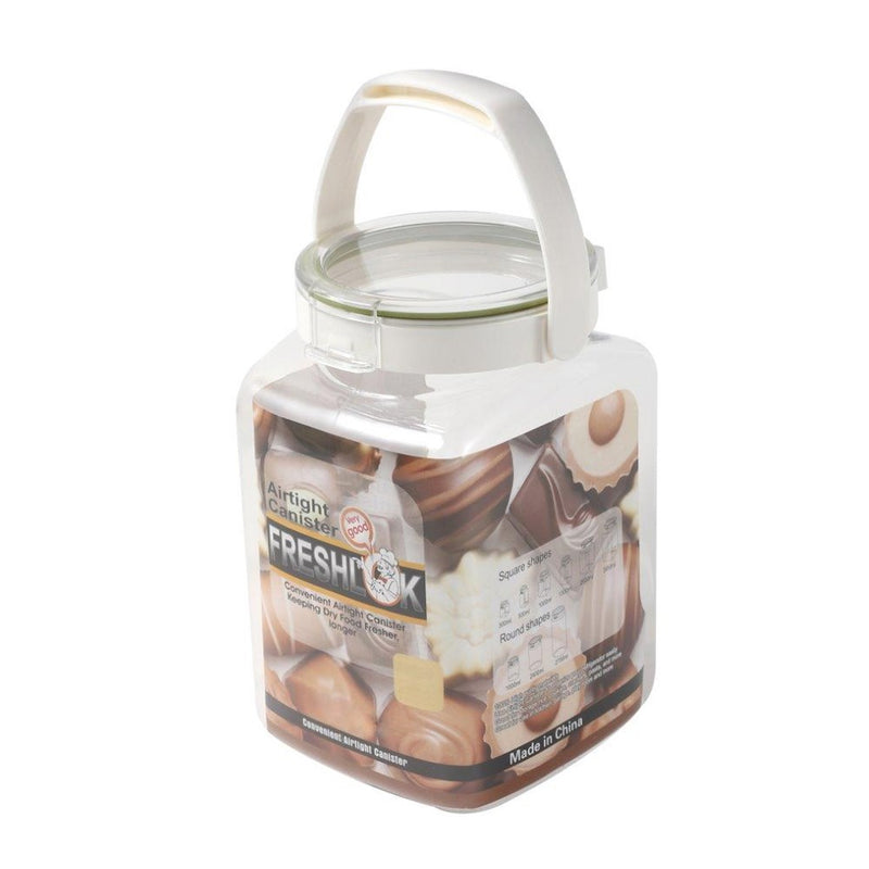 Multipurpose Clear Plastic Airtight Food Canisters Storage Container 2600 ml 15.5x13x20.7cm (Ctn Box 36 units)