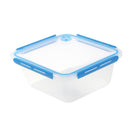 Multipurpose Clear Plastic Clip Lock Lunch Box  Storage Box Food Container Set of 3 Pcs 850 ml/600 ml/400 ml  15.5x12x9.6cm /15.5x12x6.9cm / 15.5x12x4.8cm  (Ctn Box 48 units)