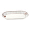 White Floral Pattern Ceramic Oval Serving Plate Serveware Dinnerware 27*4.5 cm (Ctn Box 40 units)