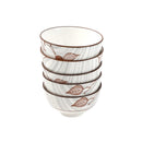 White Floral Pattern Ceramic Round Serving Bowl Serveware Dinnerware 9.2*5 cm (Ctn Box 240 units)