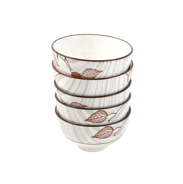 White Floral Pattern Ceramic Round Serving Bowl Serveware Dinnerware 9.2*5 cm (Ctn Box 240 units)