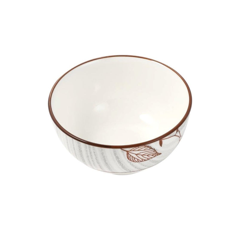 White Floral Pattern Ceramic Round Serving Bowl Serveware Dinnerware 9.2*5 cm (Ctn Box 240 units)