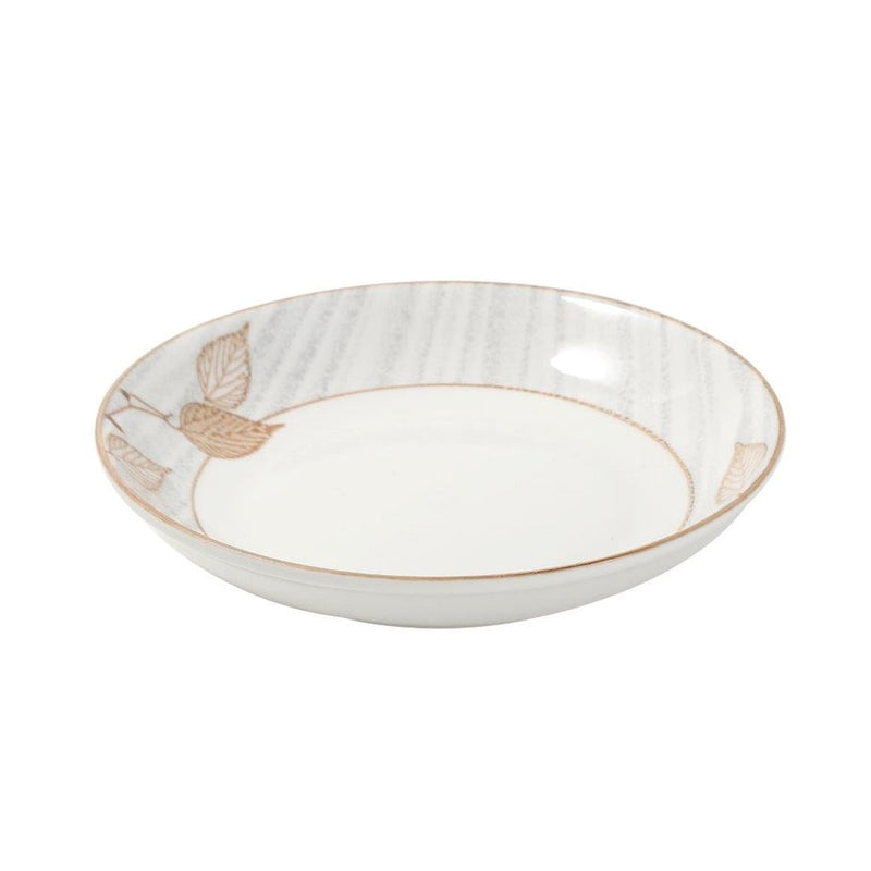 White Floral Pattern Ceramic Round Serving Bowl Serveware Dinnerware 18 cm (Ctn Box 80 units)