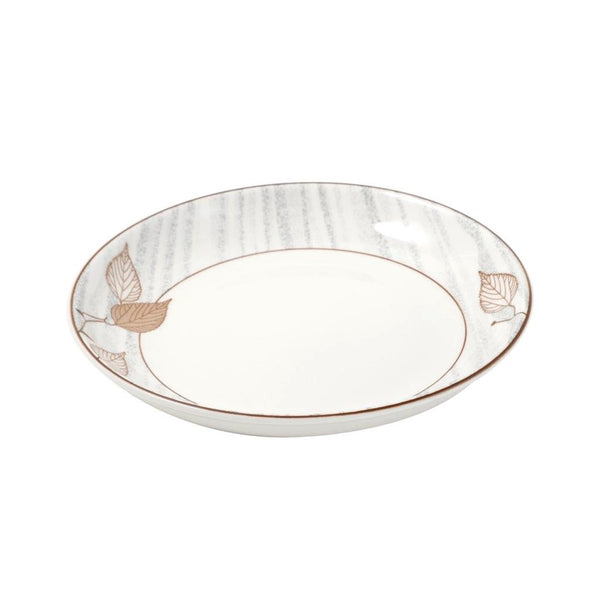 White Floral Pattern Ceramic Round Serving Bowl Serveware Dinnerware 20.3 cm (Ctn Box 60 units)