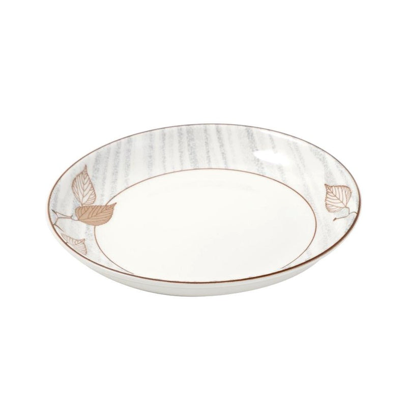 White Floral Pattern Ceramic Round Serving Bowl Serveware Dinnerware 20.3 cm (Ctn Box 60 units)