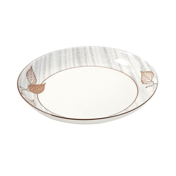 White Floral Pattern Ceramic Round Serving Bowl Serveware Dinnerware 22.9 cm (Ctn Box 40 units)