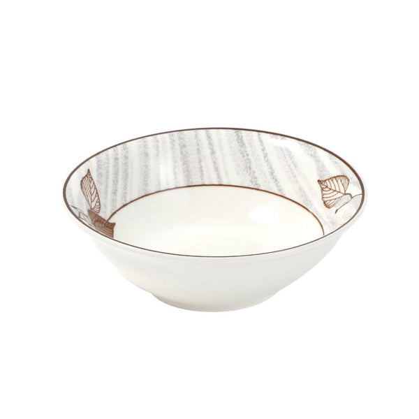 White Floral Pattern Ceramic Round Serving Bowl Serveware Dinnerware 15.5*5 cm (Ctn Box 80 units)