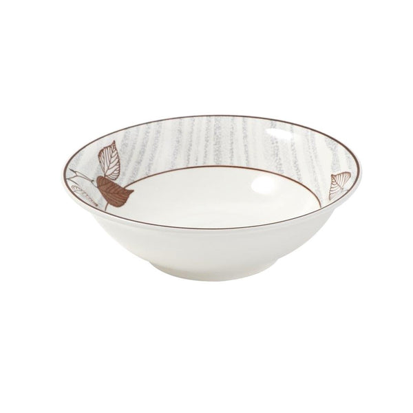 White Floral Pattern Ceramic Round Serving Bowl Serveware Dinnerware 18 cm (Ctn Box 60 units)