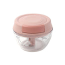 Plastic Garlic Press Vegetable Mincer Chopper  9.5*11 cm