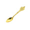 Stainless Steel Tableware Deco Gold Tea Spoon Set of 6 Pcs 10.8*2.1cm