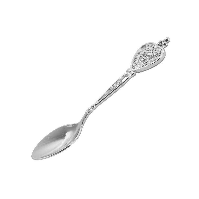 Stainless Steel Tableware Deco Gold Silver Spoon Set of 6 Pcs 10.8*2.1cm (Ctn Box 200 units)