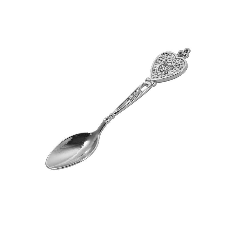Stainless Steel Tableware Deco Gold Silver Spoon Set of 6 Pcs 10.8*2.1cm (Ctn Box 200 units)