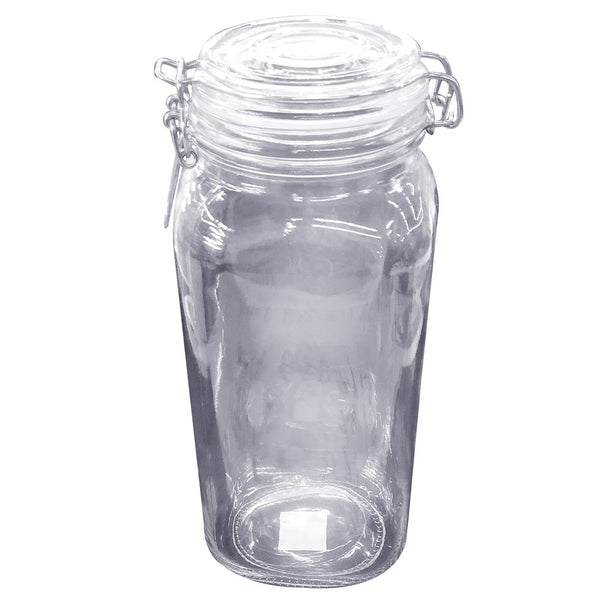 Airtight Glass Lid Glass Jar Glassware Storage Container 2000 ml/9*26 cm (Ctn Box 12 units)