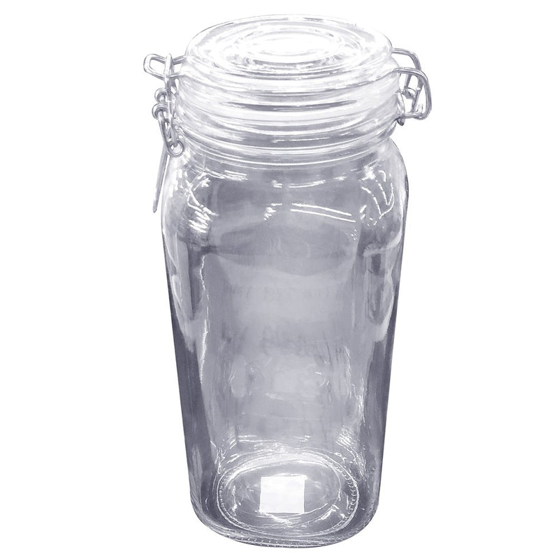 Airtight Glass Lid Glass Jar Glassware Storage Container 2000 ml/9*26 cm (Ctn Box 12 units)
