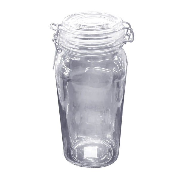 Airtight Glass Lid Glass Jar Glassware Storage Container 1600 ml/8.5*15 cm (Ctn Box 12 units)