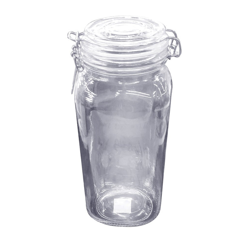 Airtight Glass Lid Glass Jar Glassware Storage Container 1600 ml/8.5*15 cm (Ctn Box 12 units)