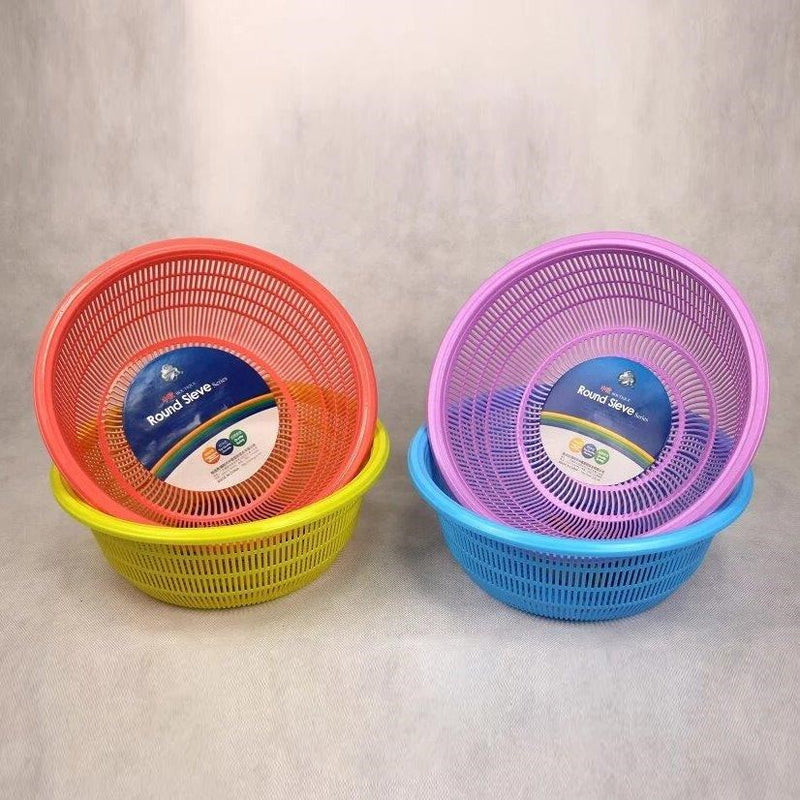 Multipurpose Plastic Fruit and Vegetables Rice Basin Strainer Basket 38*14 cm (Ctn Box 80 units)