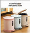 Multi-color Pedal Rubbish Bin Plastic Waste Bin Trash Bin for Home Kitchen Office   (Ctn Box 12 units)