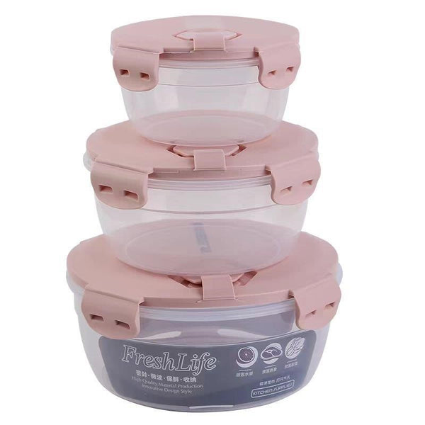 Multipurpose Mixed Colours Plastic Storage Box Food Container Set of 3 Pcs 1300 ml 
800 ml
8 400 ml  (Ctn Box 48 units)