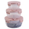Multipurpose Mixed Colours Plastic Storage Box Food Container Set of 3 Pcs 1300 ml 
800 ml
8 400 ml  (Ctn Box 48 units)