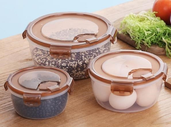 Multipurpose Mixed Colours Plastic Storage Box Food Container Set of 3 Pcs  12*6.5 cm
  14.5*7.5 cm
  17.5*8.5 cm
'6958638910526  (Ctn Box 48 units)