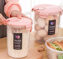 Multipurpose Clear Colour Plastic Food Canisters Storage Container Set of 2 Pcs 14.5X17.7 2200 ml
12X16.2  1200 ml  (Ctn Box 48 units)