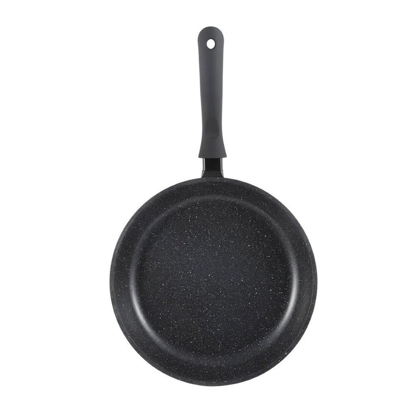 Chef and Cook Non Stick Frypan Marble Coated Die Cast Aluminium Black Induction  28cm (Ctn Box 6 units)