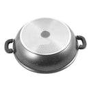 Chef and Cook Non Stick Low Casserole Marble Coated Die Cast Aluminium Grey Induction  40cm (Ctn Box 4 units)
