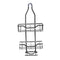 Black Metal Shower Caddy Bathroom Shelf 3 Tier 30*12.5*67 cm (Ctn Box 12 units)