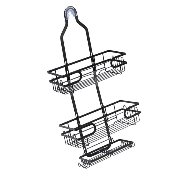 Black Metal Shower Caddy Bathroom Shelf 3 Tier 31*12*60.5 cm (Ctn Box 10 units)