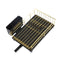 Black and Gold Metal Dish Rack Cutlery Storage with Water Drainer 34.5*38.5*14.5 cm (Ctn Box 10 units)