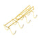 Gold Metal Wall Mount Mug and Cup Holder 9*28.5*10.5 cm (Ctn Box 40 units)