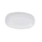 Vanilla White Melamine Platter Side Dish Plate Oval Serving Plate 16*8 cm