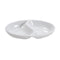 Melamine Mini Divided Dish Plate Dipping Bowl Sauce Dish 11cm*7cm*2cm