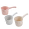Plastic Colourful Home Kitchenware Round Nonslip Grip Deep Water Bath Shower Ladle Scoop 27*11.6 cm