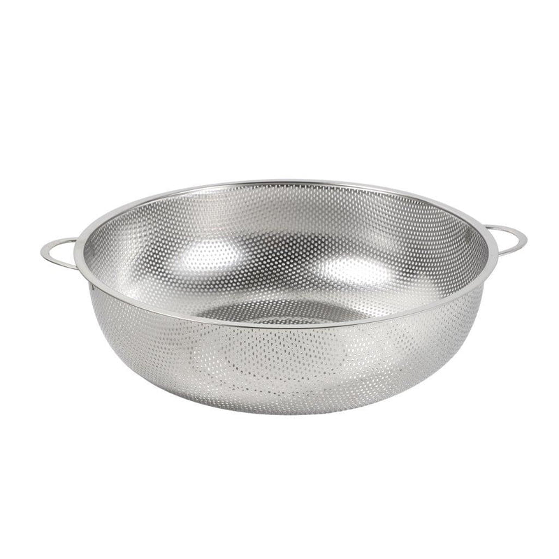 Stainless Steel Fine Colander Strainer Rinsing Washing Fruits Vegetables 31.5 cm
 (Ctn Box 100 units)