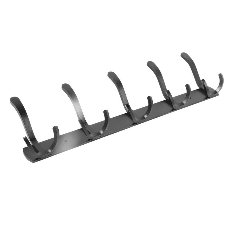 Black Metal Door Hook Rack Wall Cloth Hanger 45*4 cm (Ctn Box 60 units)