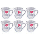 Glass Tea Cup Set of 6 Pcs (Ctn Box 12 units)