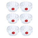 Crystal Glass Round Ice Cream and Dessert Set of 6 Pcs 243 ml (Ctn Box 8 units)