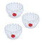 Crystal Cut Glass Ice Cream and Dessert Bowl Set of 6 Pcs (Ctn Box 12 units)