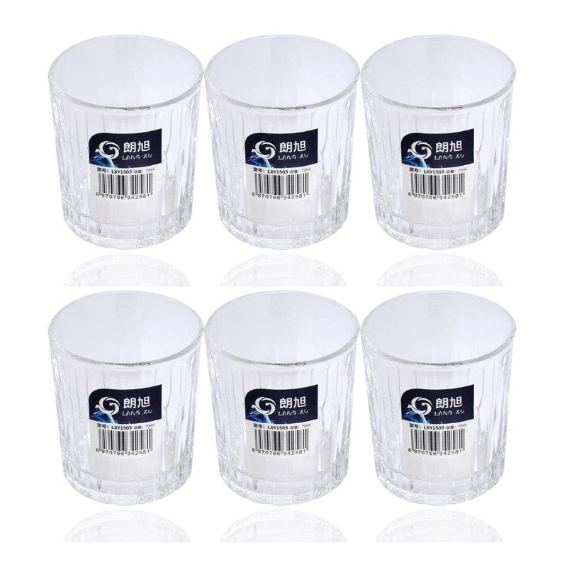 Premium Lead Free Shot Glass Set of 6 Pcs 72 ml (Ctn Box 24 units)